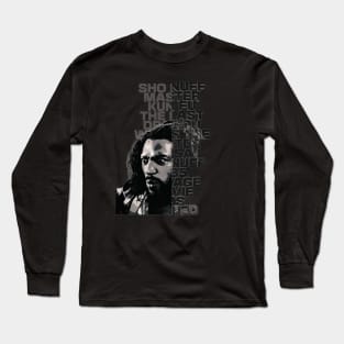 Sho Nuff (BW art) Long Sleeve T-Shirt